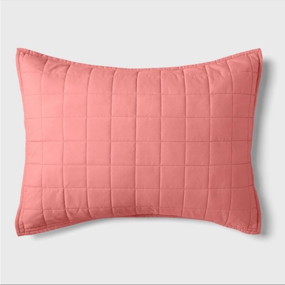 Pillowfort Other - Sold Out Pair of Pillowfort Rose Box Stitch Microfiber Kid’s Sham NWT